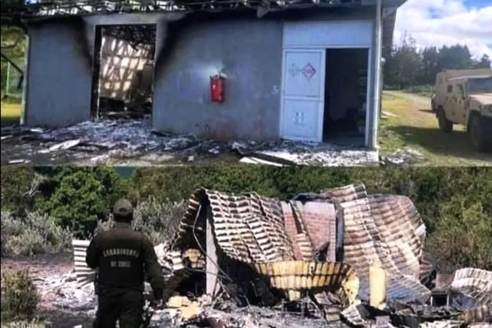 Atentado WAM a parque eolico