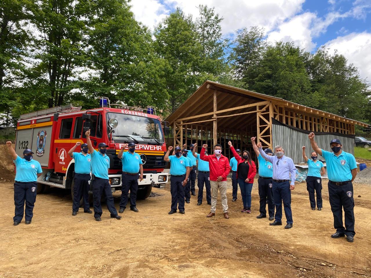 Bomberos de Caburgua.