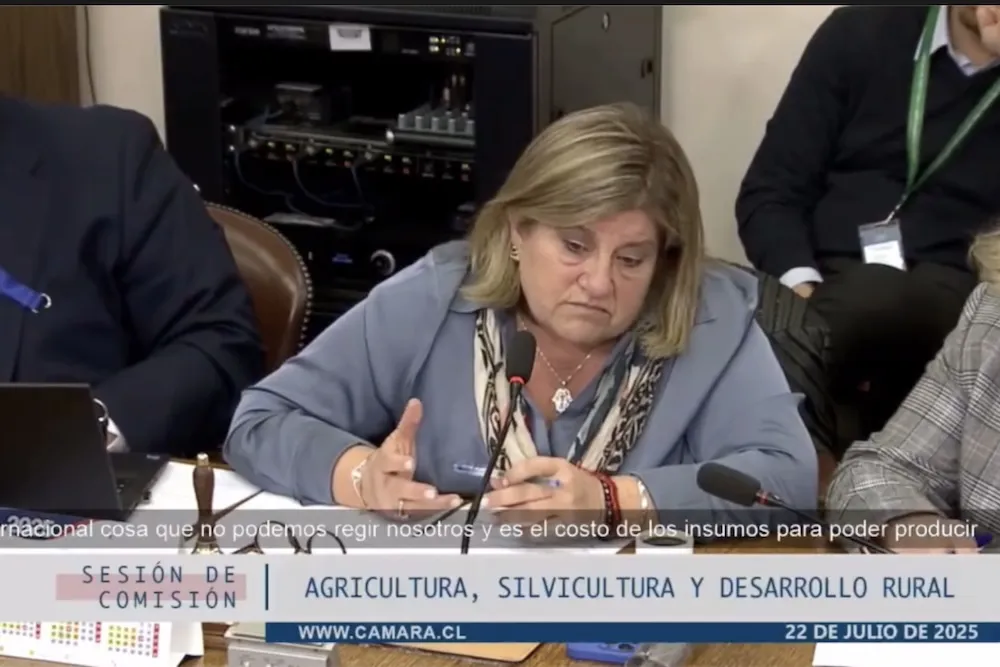 Diputada Naveillan no entiende problema de pequenos agricultores