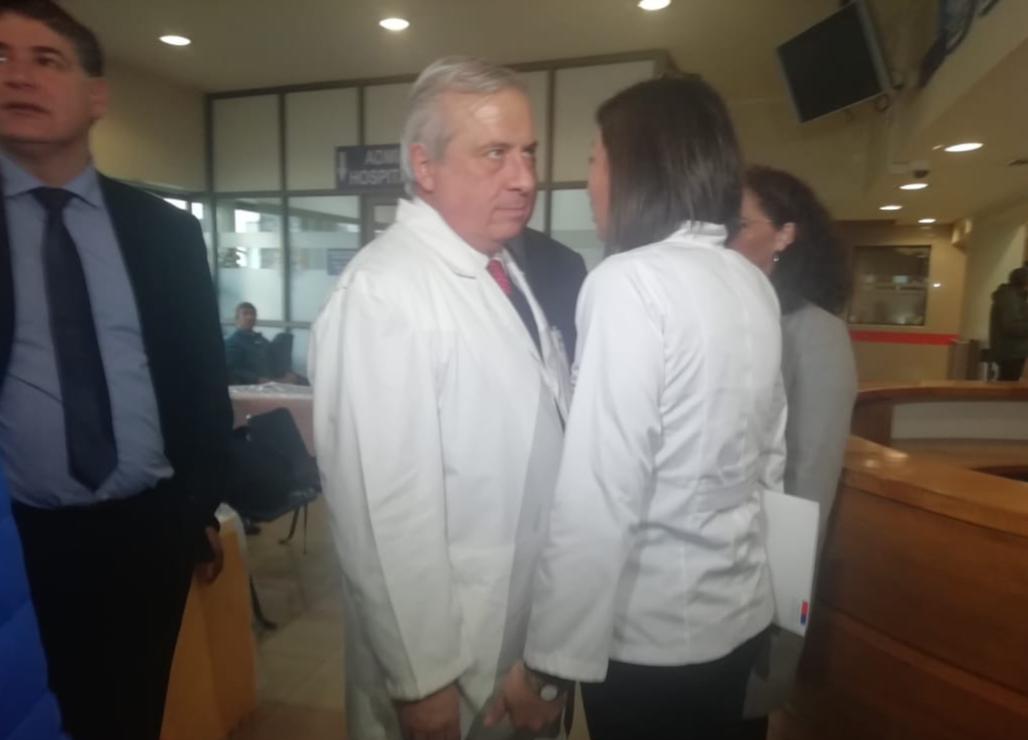 Ministro Mañalich y seremi Kathia Guzmán