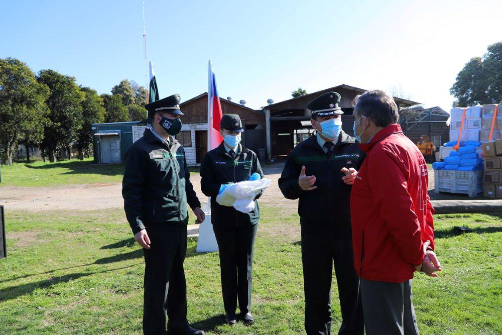 Centro de Estudio de Angol recibe importante donación de artículos de protección