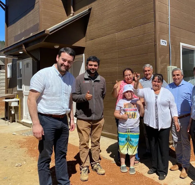 Entrega casas en Puren