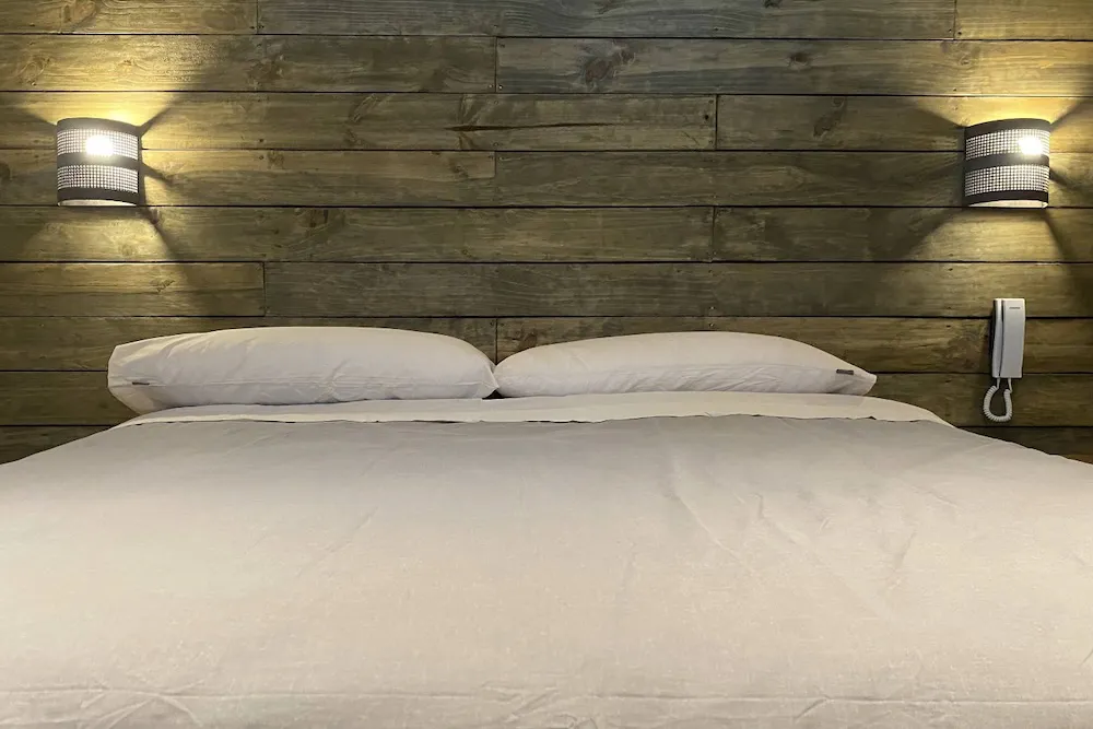 Habitacion de un motel en Temuco