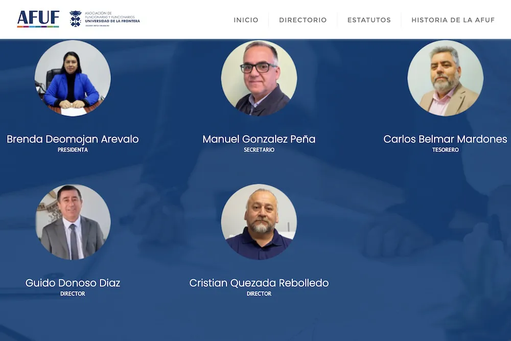 Directorio AFUF - UFRO renuncian secretario y director