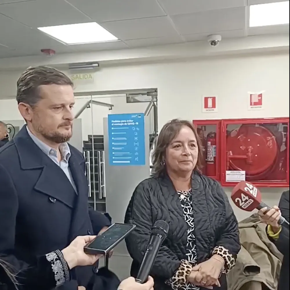 Senadora Carmen Gloria Aravena y diputado Stephan Schubert