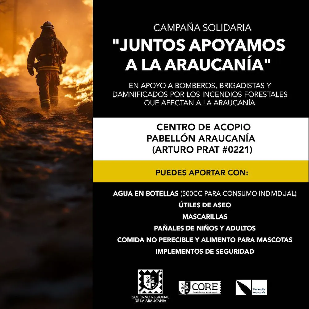 Afiche campaña solidaria