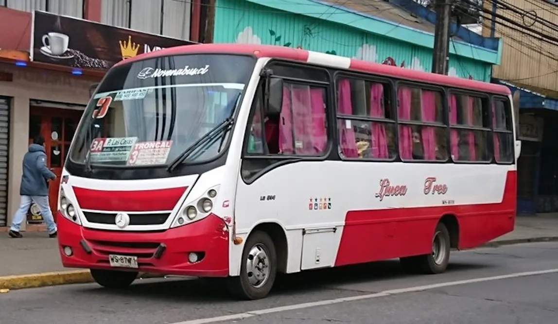 Linea 3 Padre Las Casas - San Ramon