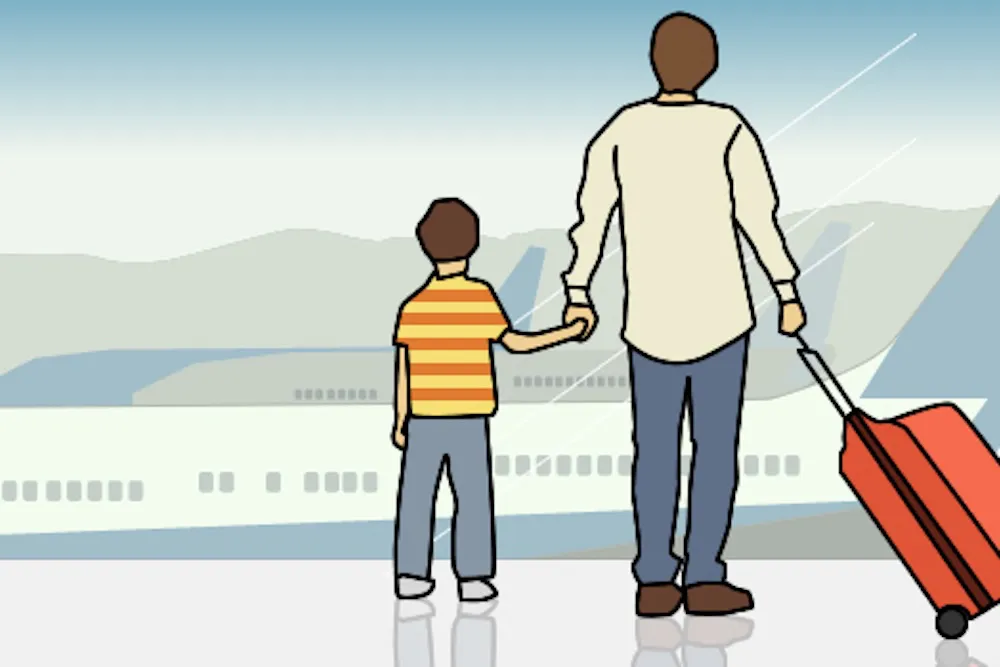Viajar con menores de edad