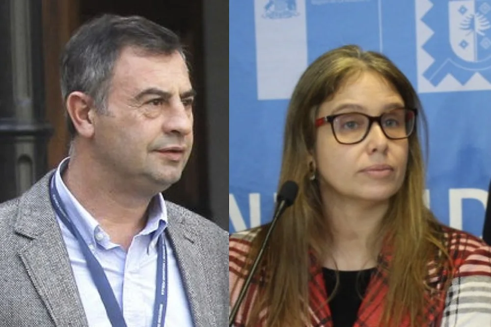 Hector Urban y seremi Stephanie Caminondo