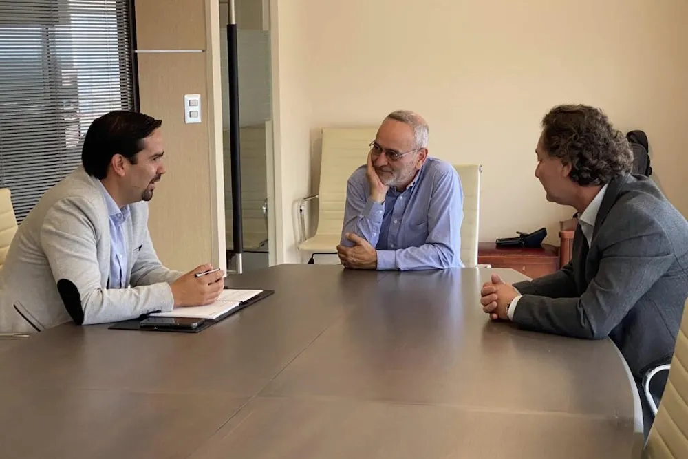 Alcalde de Lonquimay Eduardo Yanez con gobernador Rene Saffirio