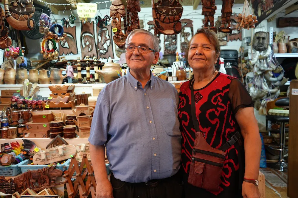 Juan Díaz, presidente de la Agrupación de Artesanos del Mercado Municipal