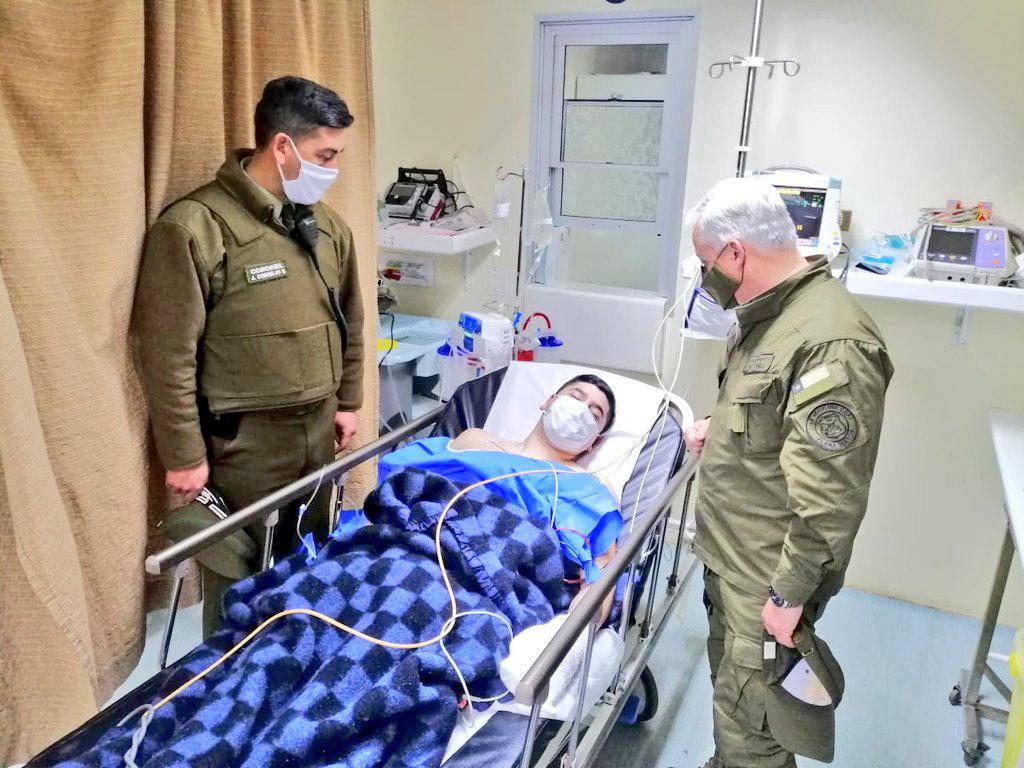 Carabinero herido en Ercilla.