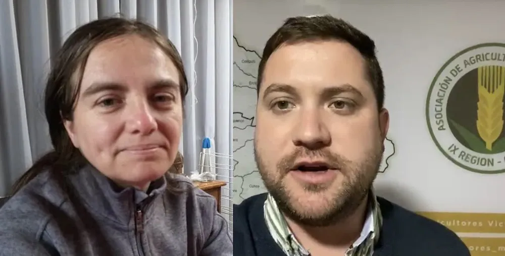 Roxana Carrut y Sebastian Naveillan