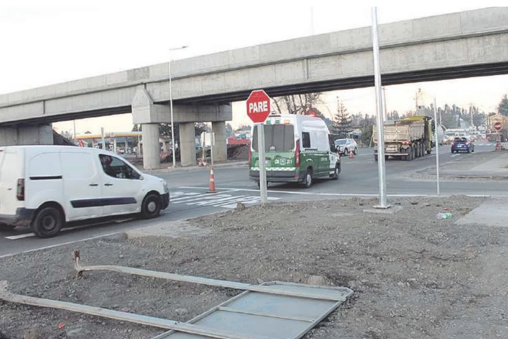 Sector ex rotonda Huequen - acceso a Angol