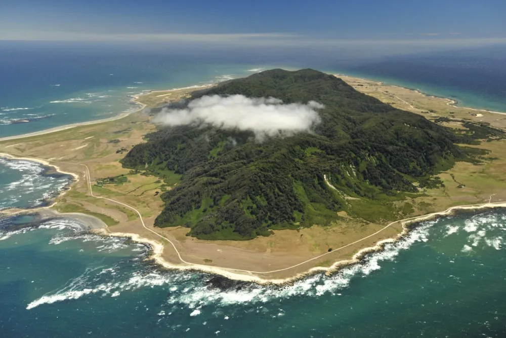 Isla Mocha desde el aire
