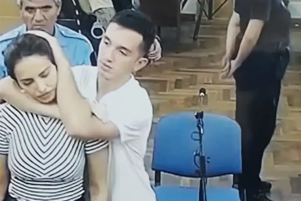 Recreacion de estrangulamiento a influencer Catalina Gutierrez - fotografia referencial