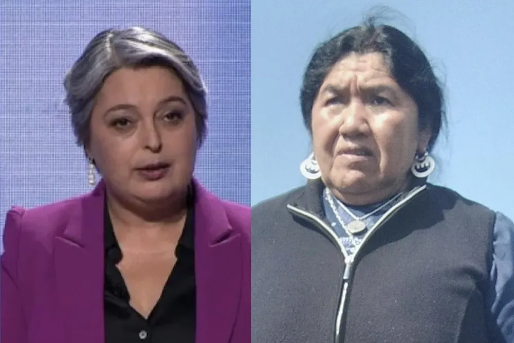 Jeannette Jara y Ana Llao