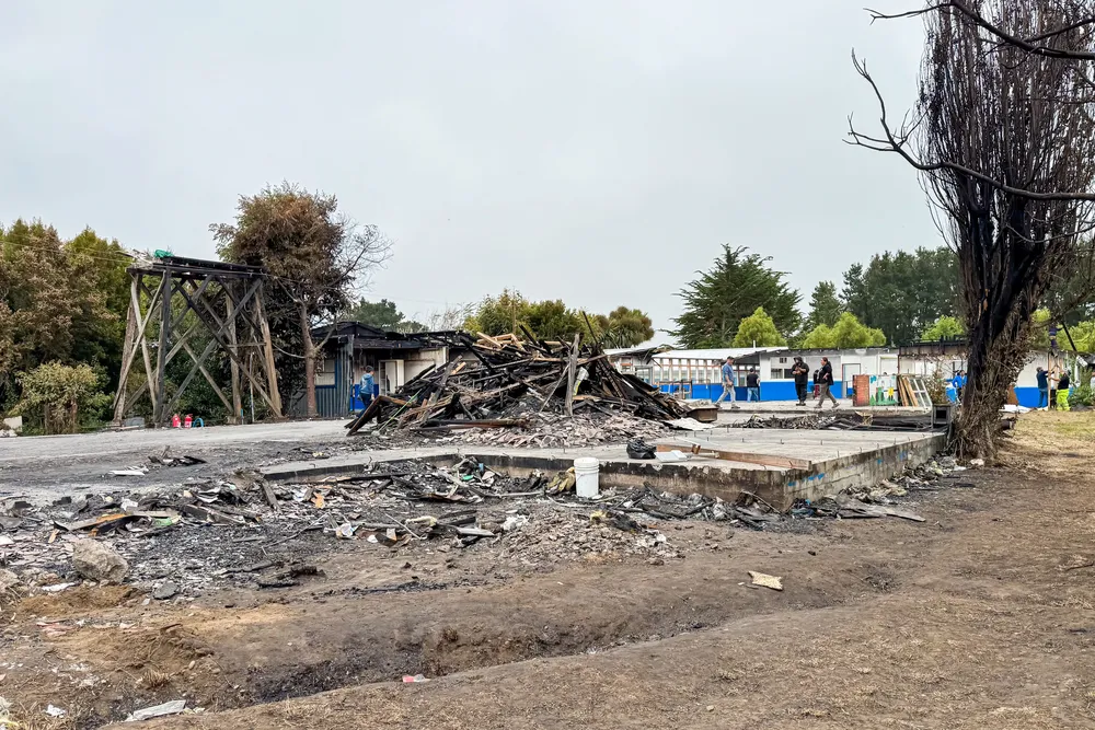 Colegio Particular Porma incendio