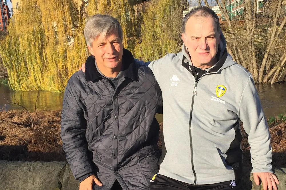 Harold Mayne-Nicholls y Marcelo Bielsa