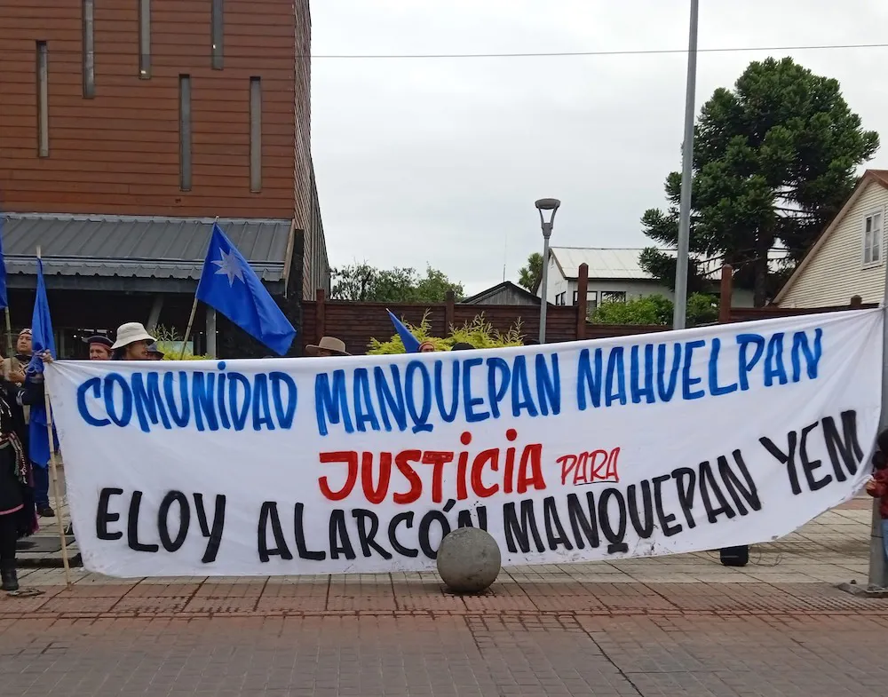 Manifestaion por Eloy Alarcon