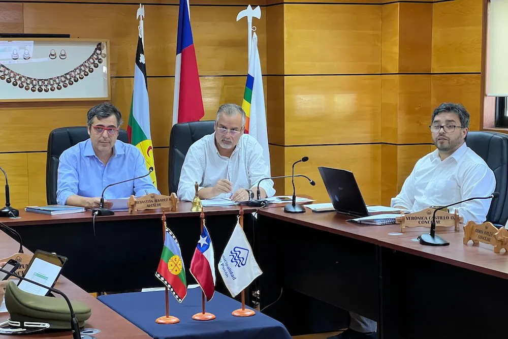 Alcalde Sebastiaan Alvarez Pucon - Consejo de Seguridad Publica