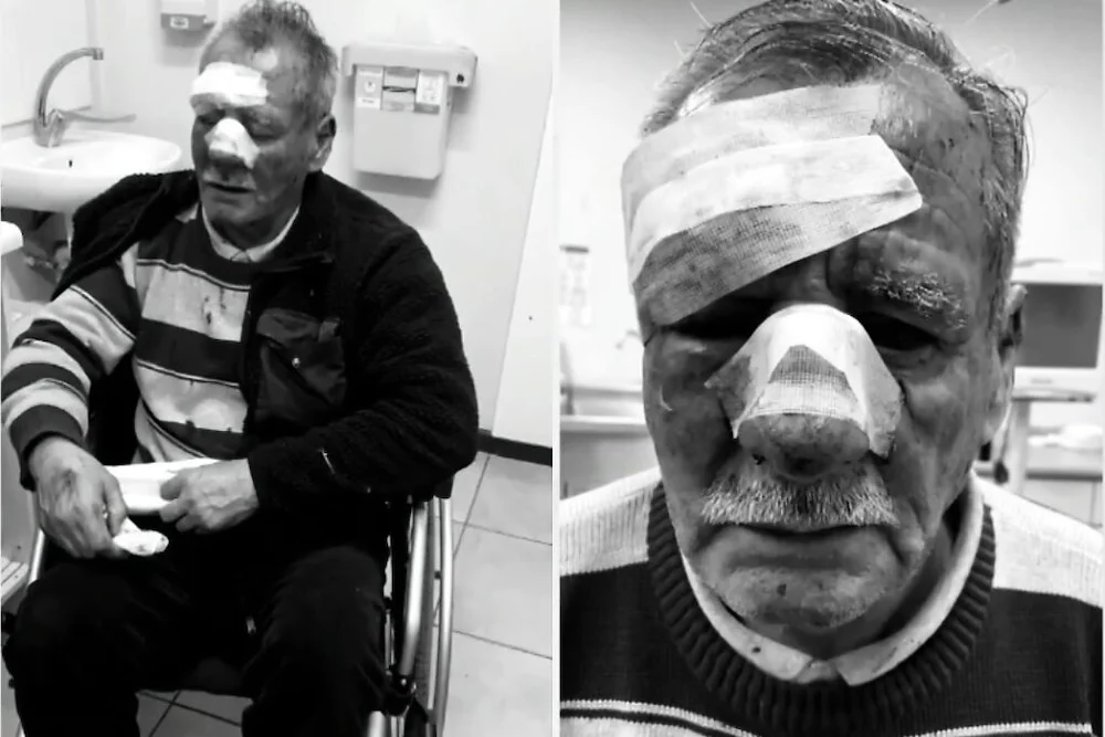 Conductor de 73 anos es golpeado por estudiante
