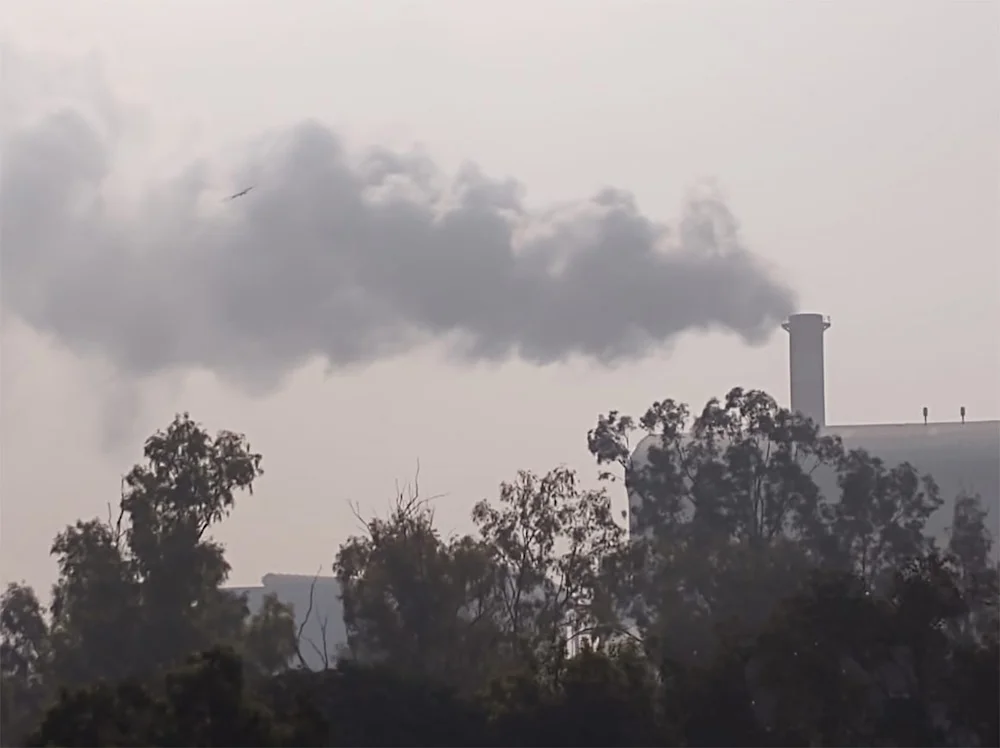 OKHLA waste to energy plant - India imagen captada por un vecino de la planta