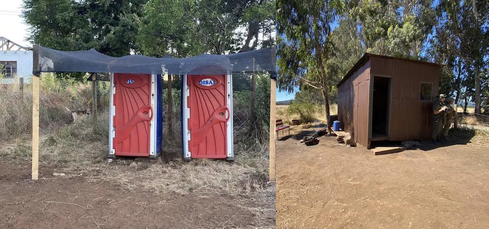 Servicios higienicos y caseta Quichamahuida