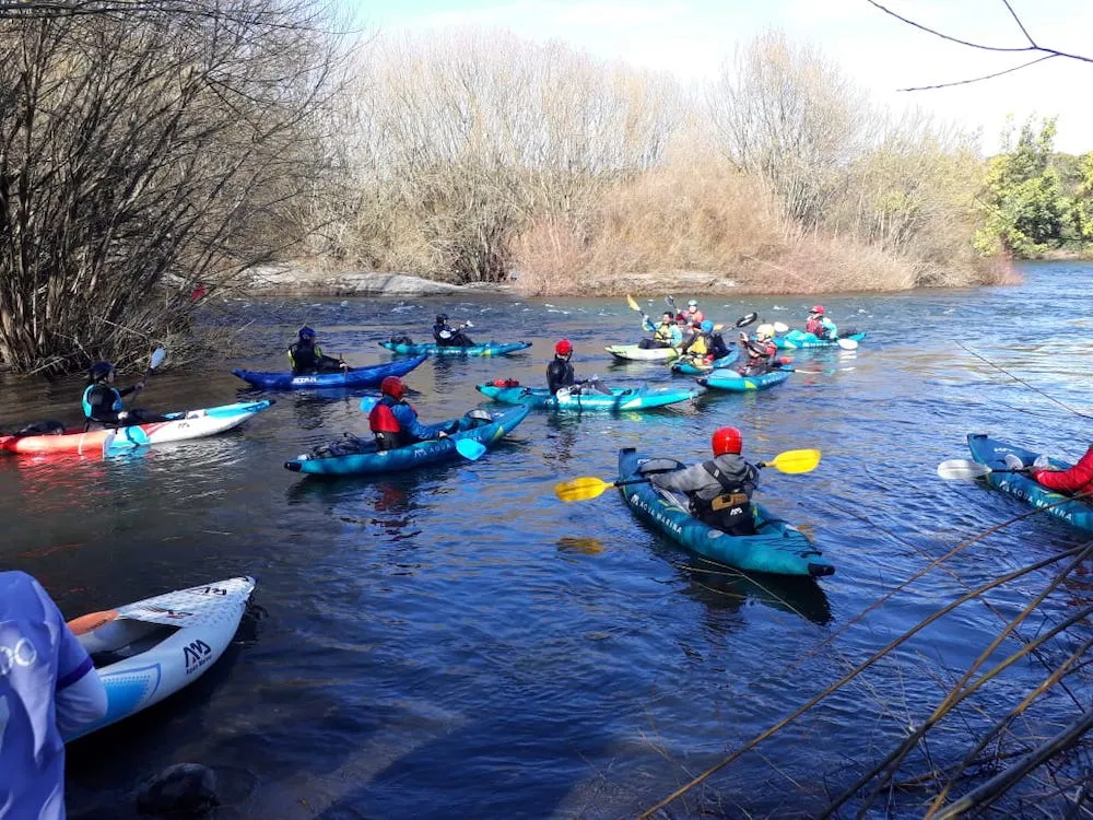Agrupación Trewakos de kayak