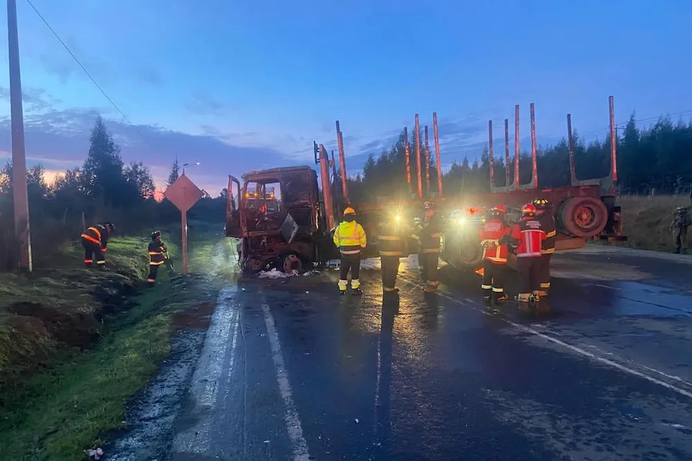 Nuevo atentado ruta Angol - Collipulli