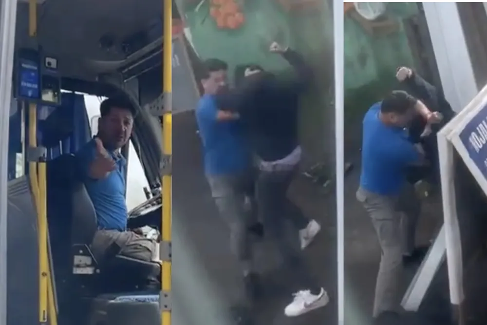 Conductor agrede menor de edad por no pasar la TNE