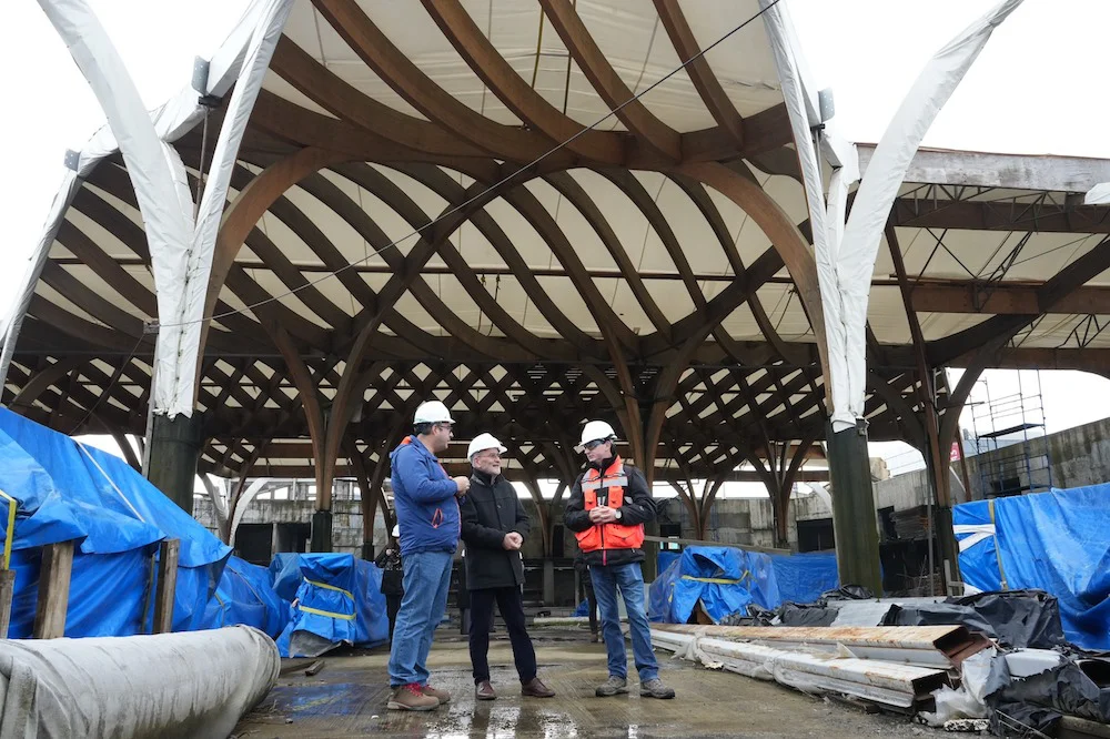 Mercado Municipal de Temuco inicia una nueva etapa con la entrega de terreno y el reinicio de sus obras de reconstrucción (1)