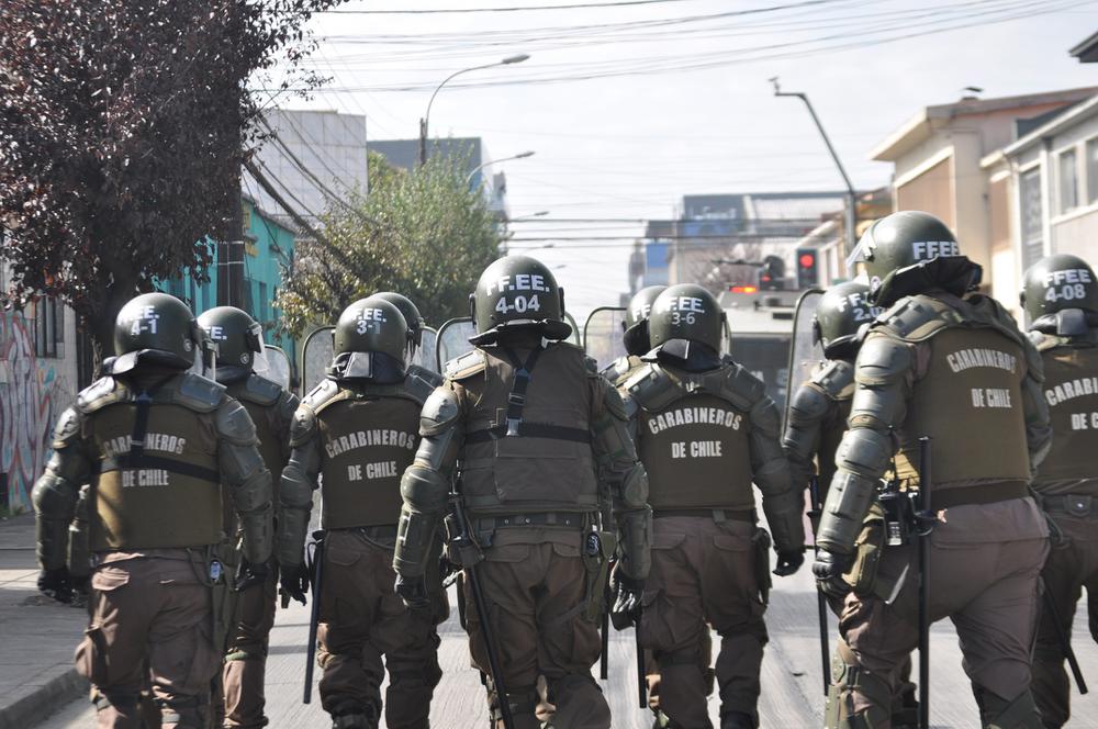 marcha 10 Carabineros
