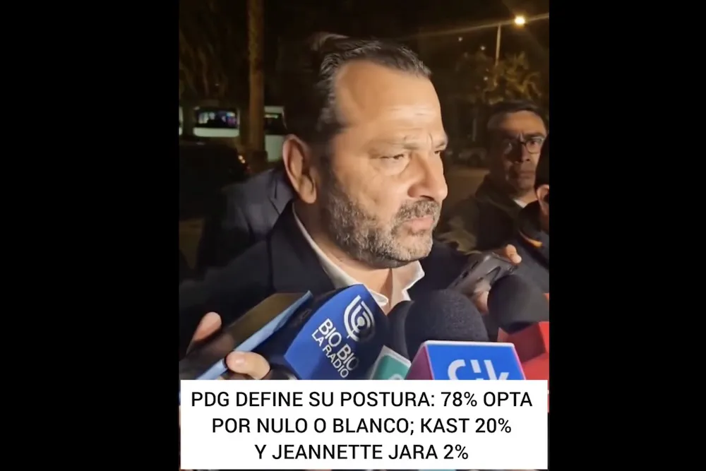 PDG define votar nulo o blanco