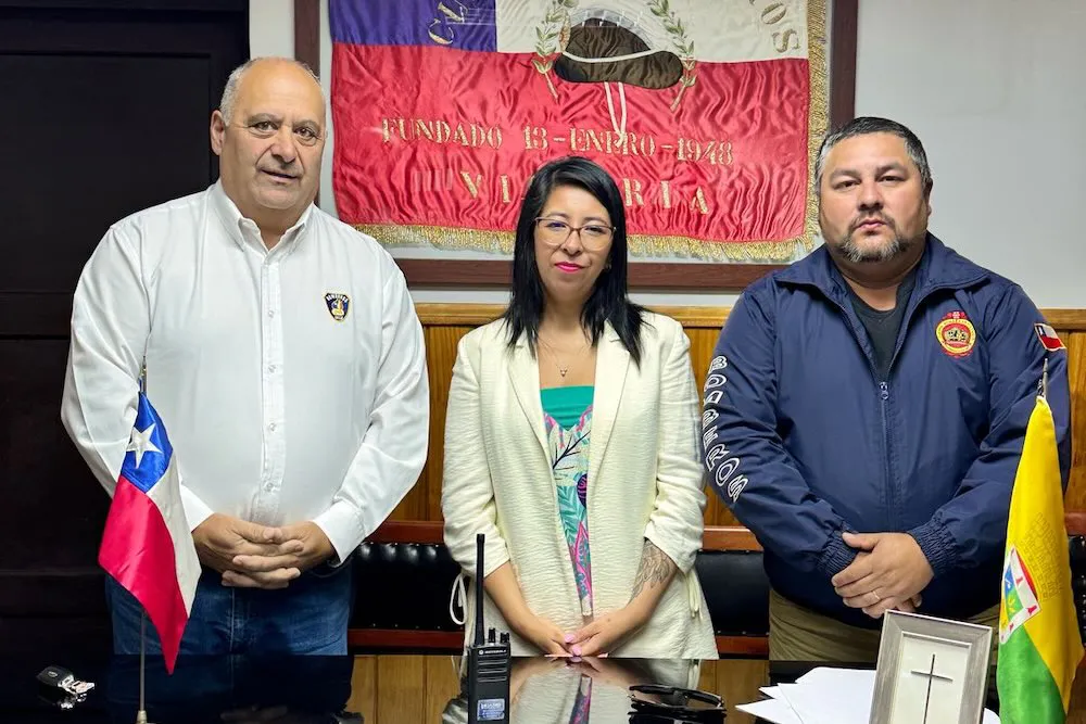 Bomberos se reunen con la directora del Trabajo