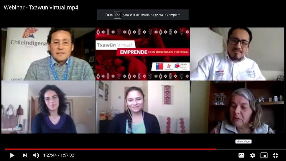 Ttrawun con emprendedores mapuche.