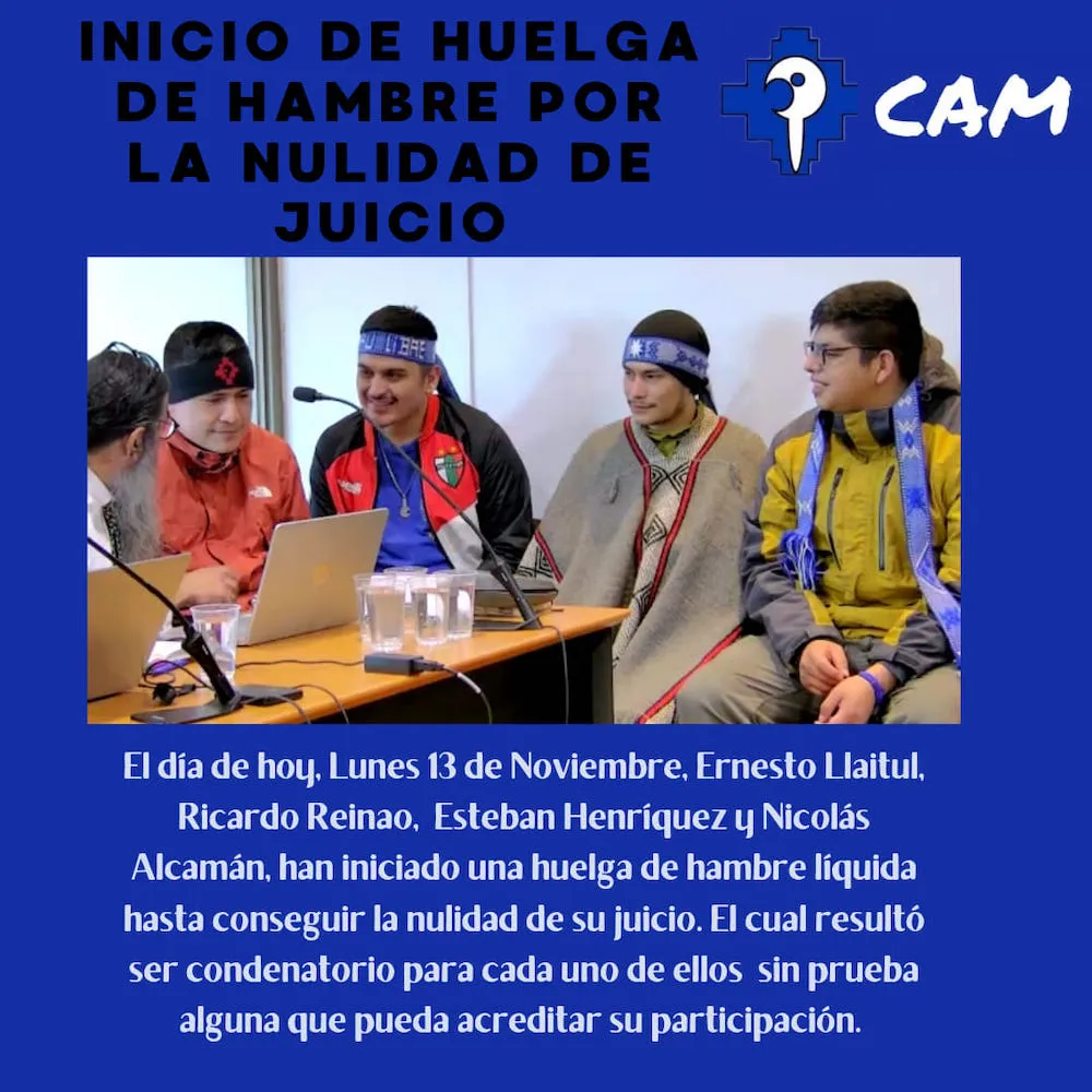 Comunicado CAM huelga de hambre
