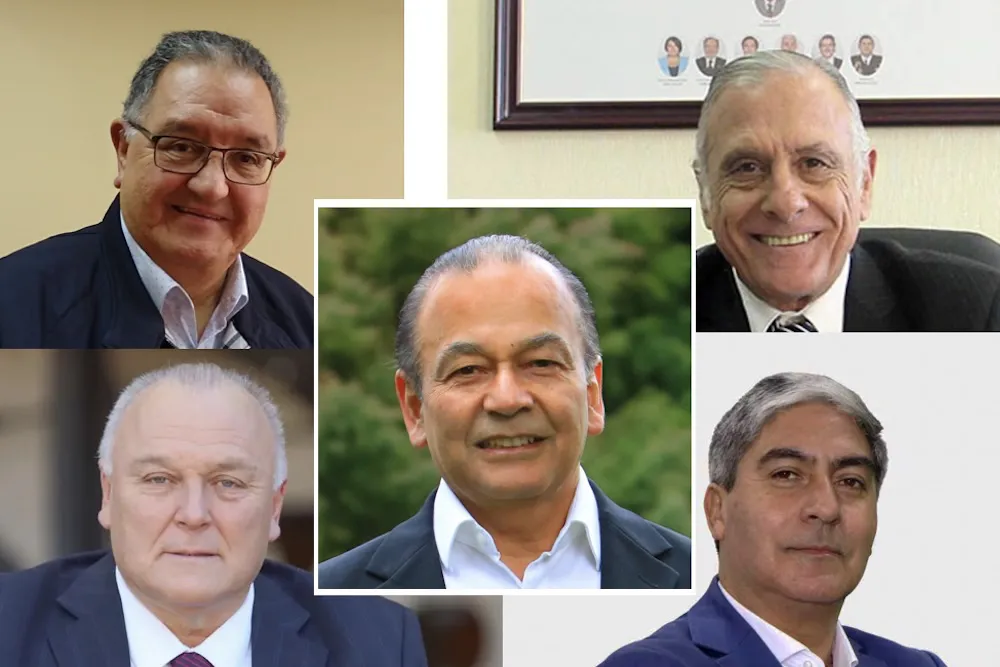 Francisco Huenchumilla - Eugenio Tuma - Ricardo Celis - Miguel Becker - Henry Leal