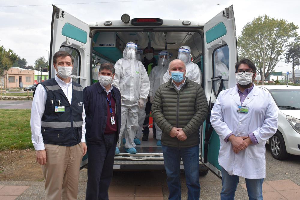 Equipo para detectar casos de coronavirus.