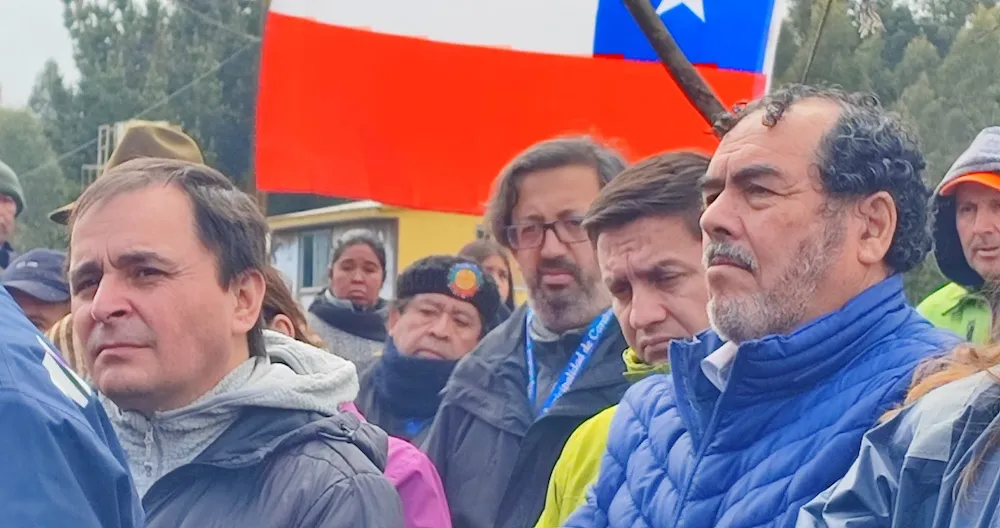 Alcalde de Carahue en bloqueo a ruta
