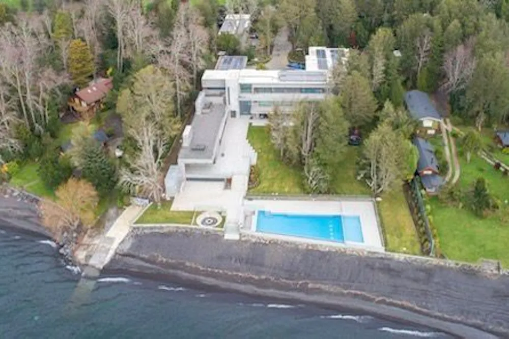 Mansion del empresario Martabid en Pucon - construida sin autorizacion