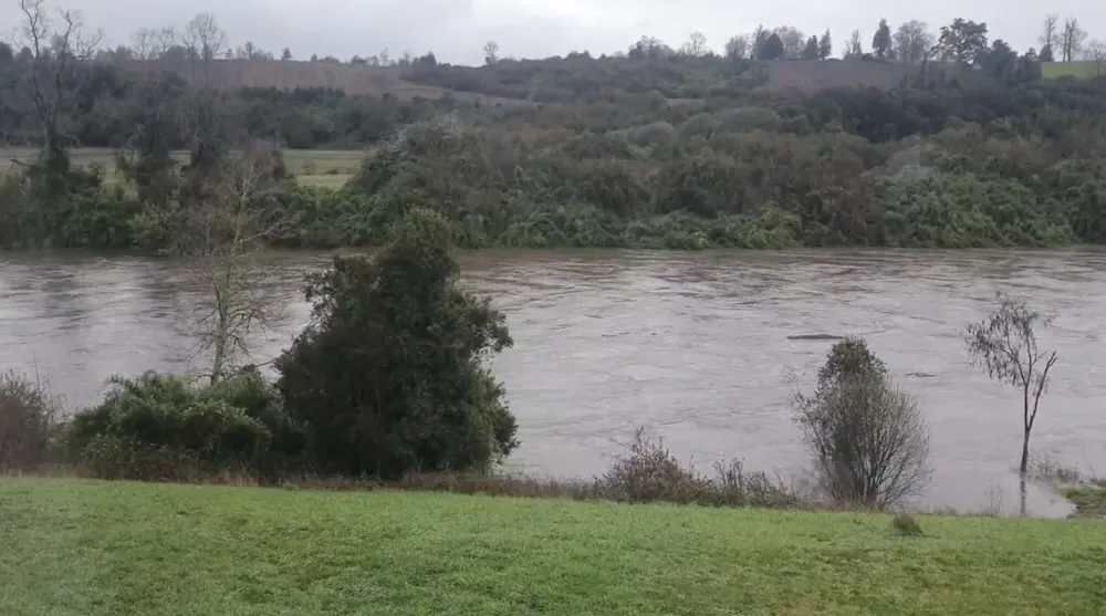 Amenaza de desborde de ríos