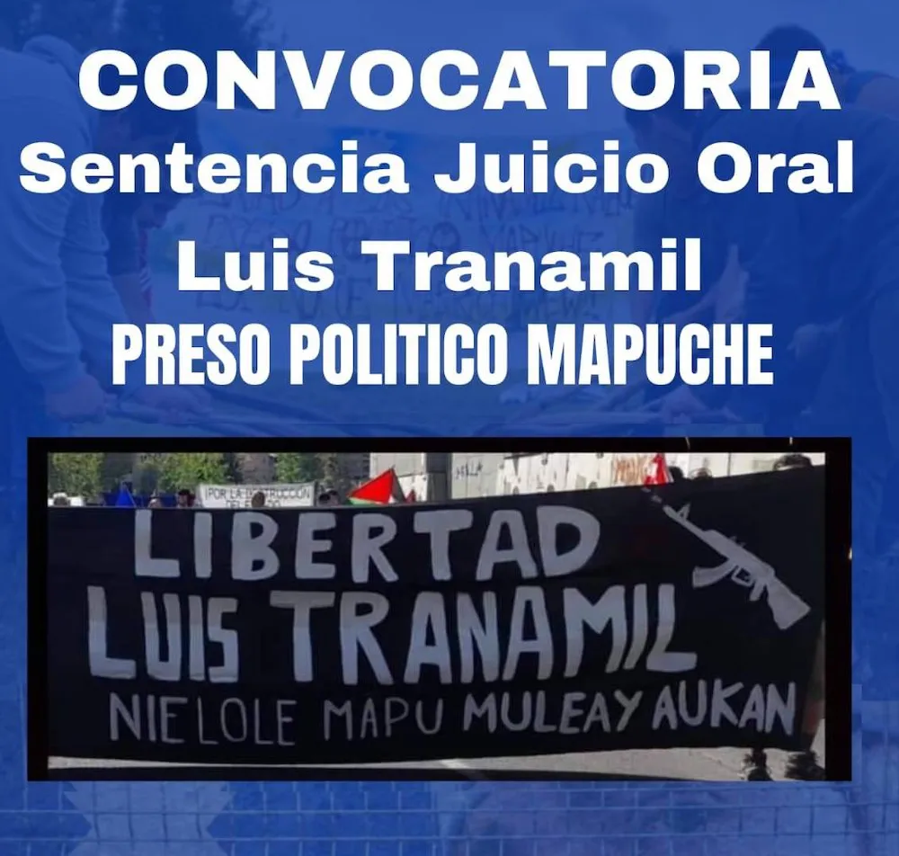 Lectura de sentencia Luis Tranamil