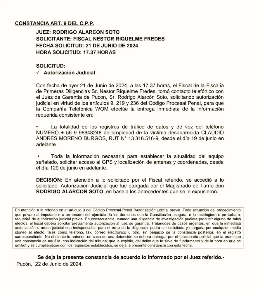 Autorizacion Garantia