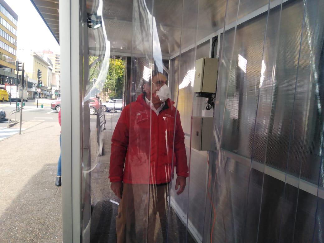 Intendente en túnel de ozono