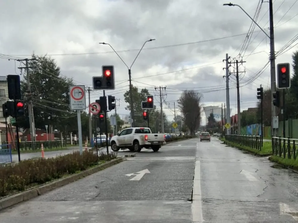 semáforo Las Encinas