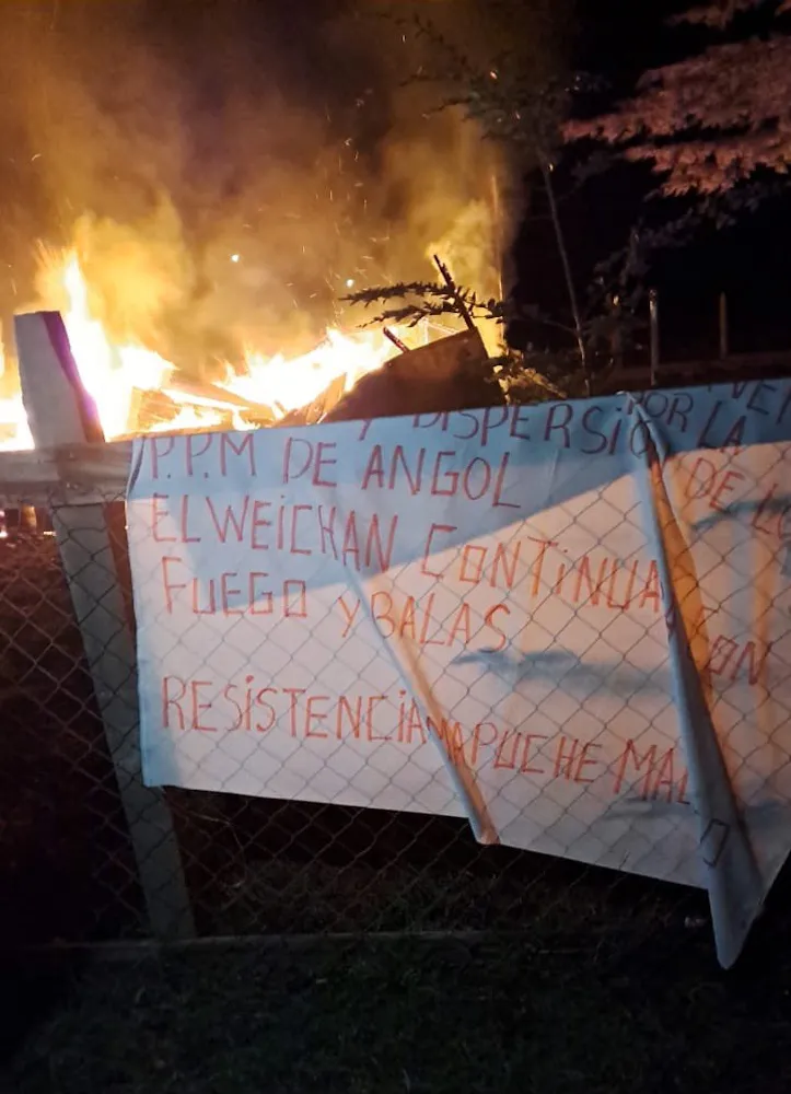 Ataque capilla Alto Quino - Curacautin