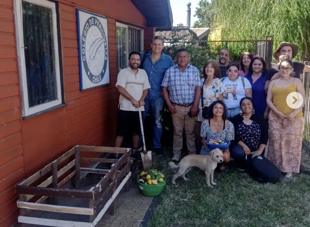 Lombricompostera en Colegio de Periodistas 
