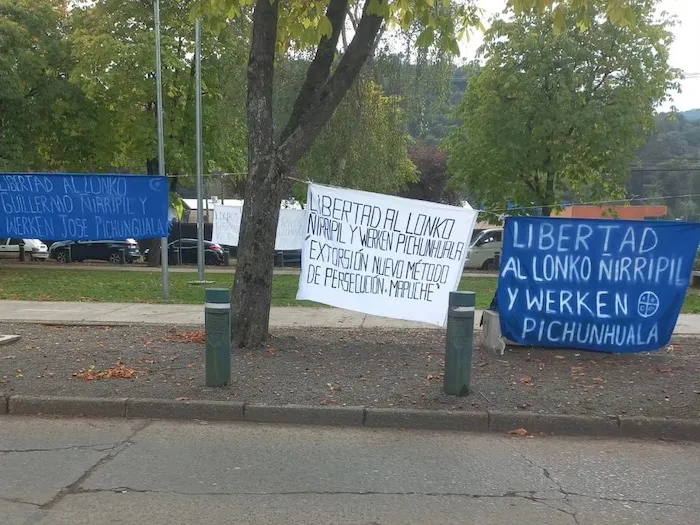 Manifestacion carcel de Temuco