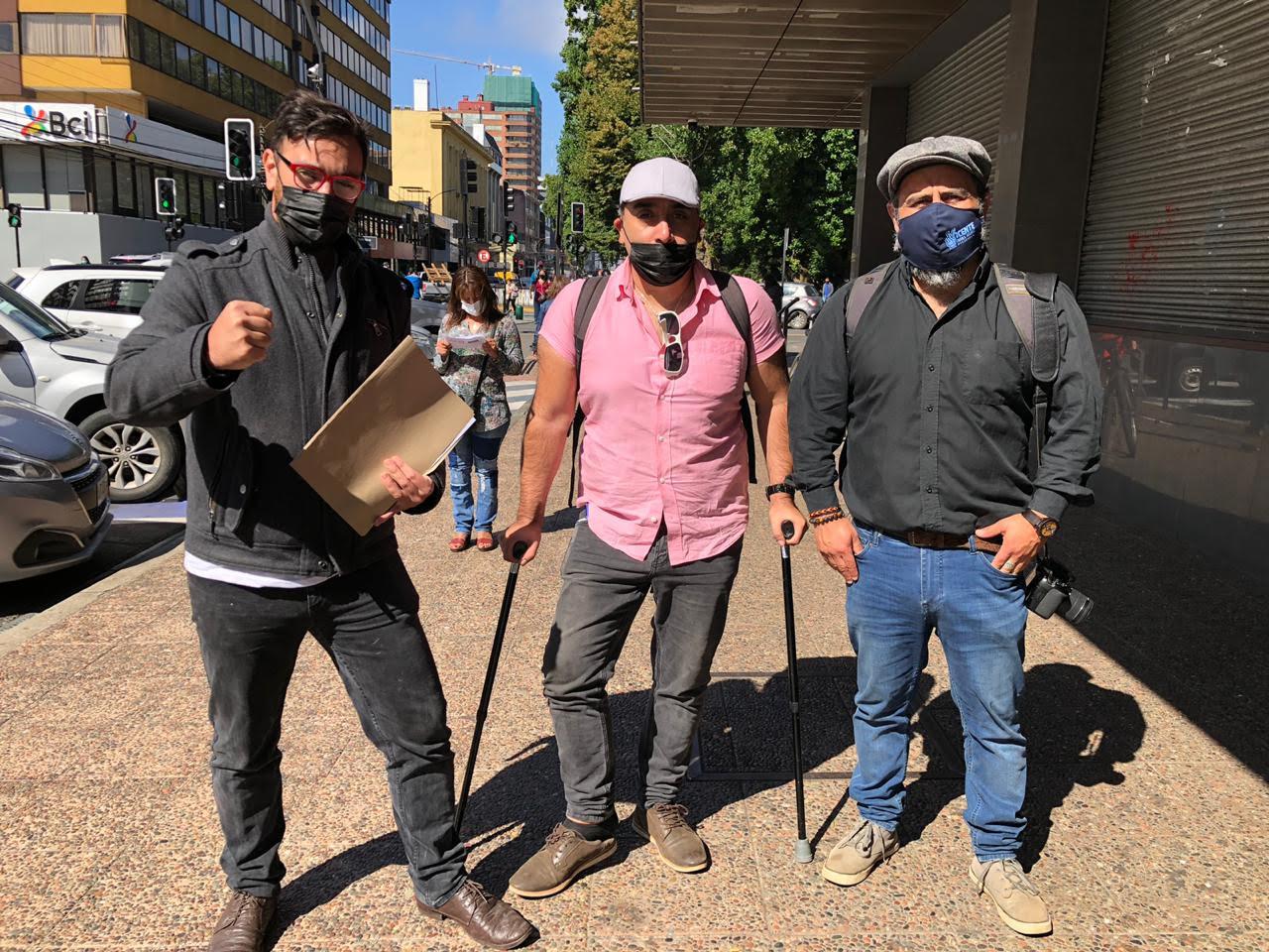 Raul Landini, Marcelo Bermedo y Daniel Sandoval.